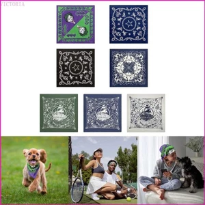 Vic Cotton Bandanas Hiphop Cổ Khăn In Hình Phương Tây Khăn Trùm Đầu Nữ Lễ Hội Âm Nhạc Headwrap Nhảy Múa Đảng Dress Up Sc