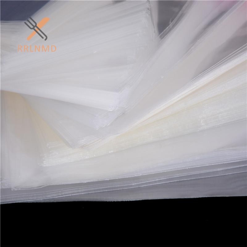 Rrlnmd > 100 Cái / túi OPP Clear Seal Trang sức bằng nhựa tự dính Túi đóng gói tại nhà MỚI