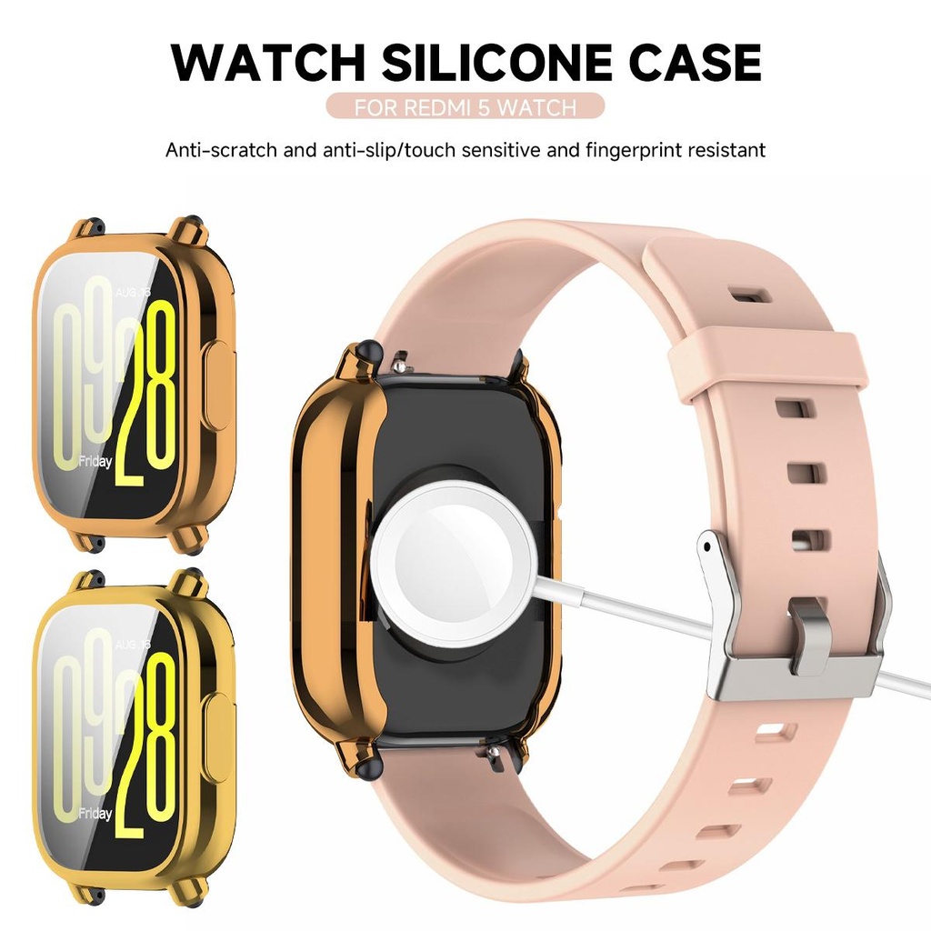 Ốp lưng TPU cho Redmi Watch 5 Active / 5 Lite bảo vệ màn hình ốp lưng phụ kiện đồng hồ
