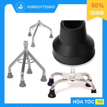 [PHỤ KIỆN] Cục Đế Cao Su Gậy 4 Chân Lucass | Thay thế cho gậy tương đương bị mòn