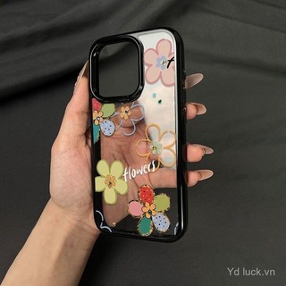 Ốp điện thoại trong suốt bán chạy đơn giản đầy màu sắc Hoa đơn giản độc đáo Thích hợp cho iPhone 14pro 16pro 14plus 15 14 13promax 12pro 11 13pro x x xsmax xr 7plus 8plus xs Vỏ điện thoại chống sốc