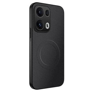 Kết Cấu Kim Loại Sang Trọng Từ Tính Sạc Không Dây Ốp lưng Oppo Reno 12 13 Pro 12F 13F Reno13F Reno13Pro 4G 5G Vỏ Họa Tiết Sợi Carbon Cứng PC Ốp Lưng Chống Sốc