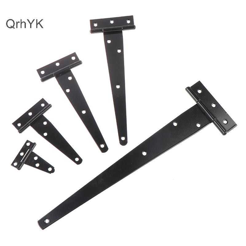 Nhà Máy Thời Trang Sơn Đen Hình Chữ T Bản Lề Tam Giác Tủ Shed Cửa Gỗ Bản Lề Phần Cứng QrhYK