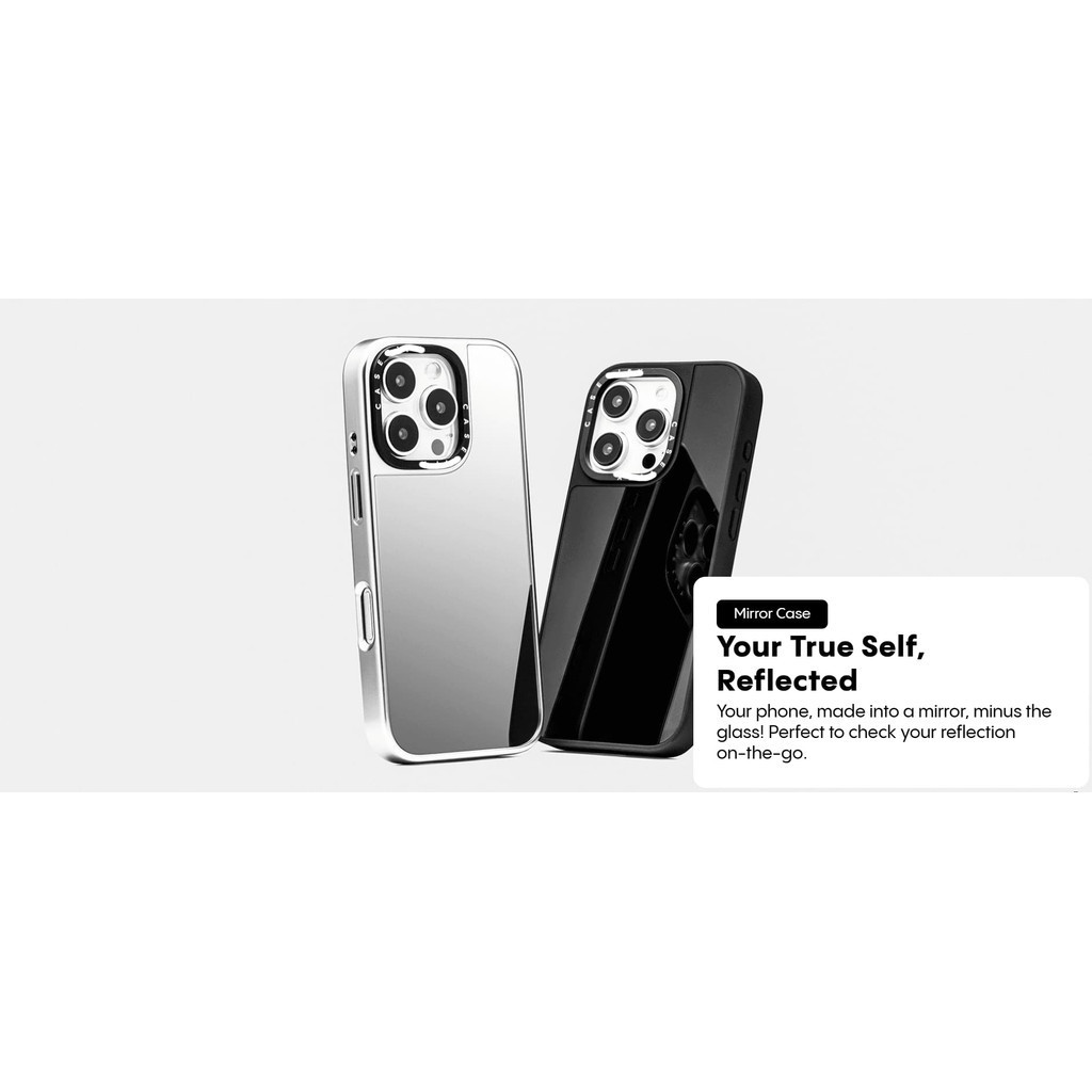 CASECASE X Vỏ Khung Nghiền Kim Loại Hút Từ Tính Đen & Bạc Gương iPhone IPhone 16 15 14 13 12 Pro Max Plus Ốp Lưng Cứng Có Hộp Khắc logo