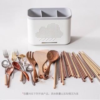 Giá đỡ đũa muỗng đa năng để bàn, thoát nước, chống nấm mốc, dùng cho nhà bếp, bộ đồ ăn, 7.12