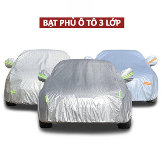 Bạt phủ ô tô cao cấp, bạt phủ xe ô tô 4 chỗ đến 7 chỗ,chống nóng, chống nước, có khóa kéo cánh cửa