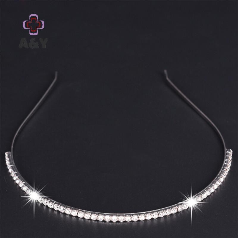 Đầu băng đô pha lê A & Y Phụ kiện độ sáng đàn hồi.