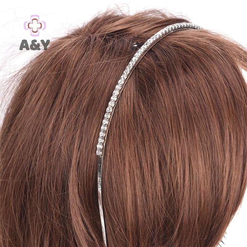 Đầu băng đô pha lê A & Y Phụ kiện độ sáng đàn hồi.