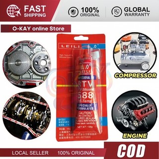Keo Dán RTV 588 Màu Đen – Keo Silicon Chịu Nhiệt Dán Ô Tô, Sửa Chữa Máy Móc, Ron Đệm