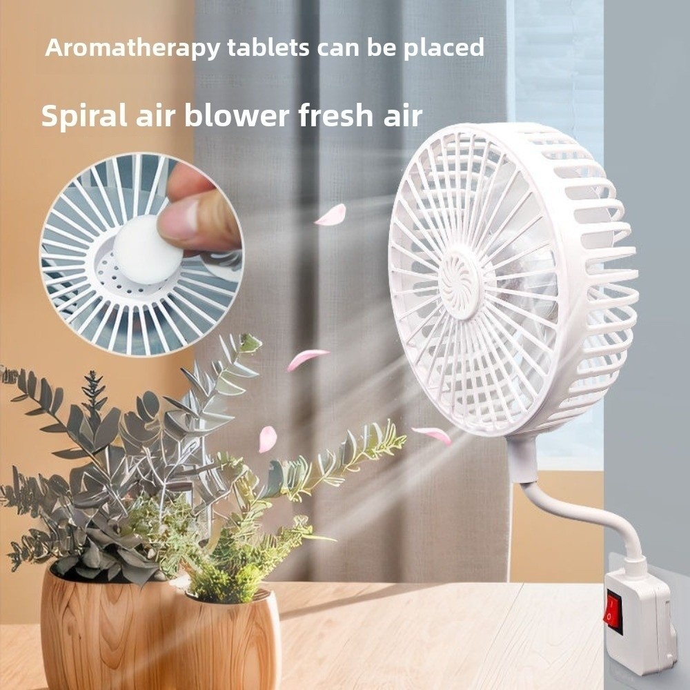 Quạt ổ cắm SIMPLEAID, Quạt làm mát thiết kế phích cắm 3 công cụ tiết kiệm năng lượng, Quạt hoạt động yên tĩnh có thể điều chỉnh 360 độ USB-Powered sử dụng mùa hè
