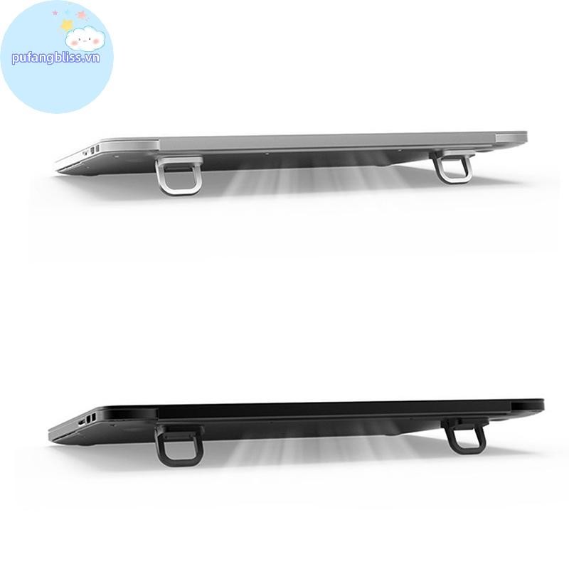 Pufangbliss 2 Chiếc Giá Đỡ Laptop Di Động Có Thể Gập Lại Nvisible Laptop Riser Giá Đỡ Cho Notebook Đứng Giá Đỡ Làm Mát VN