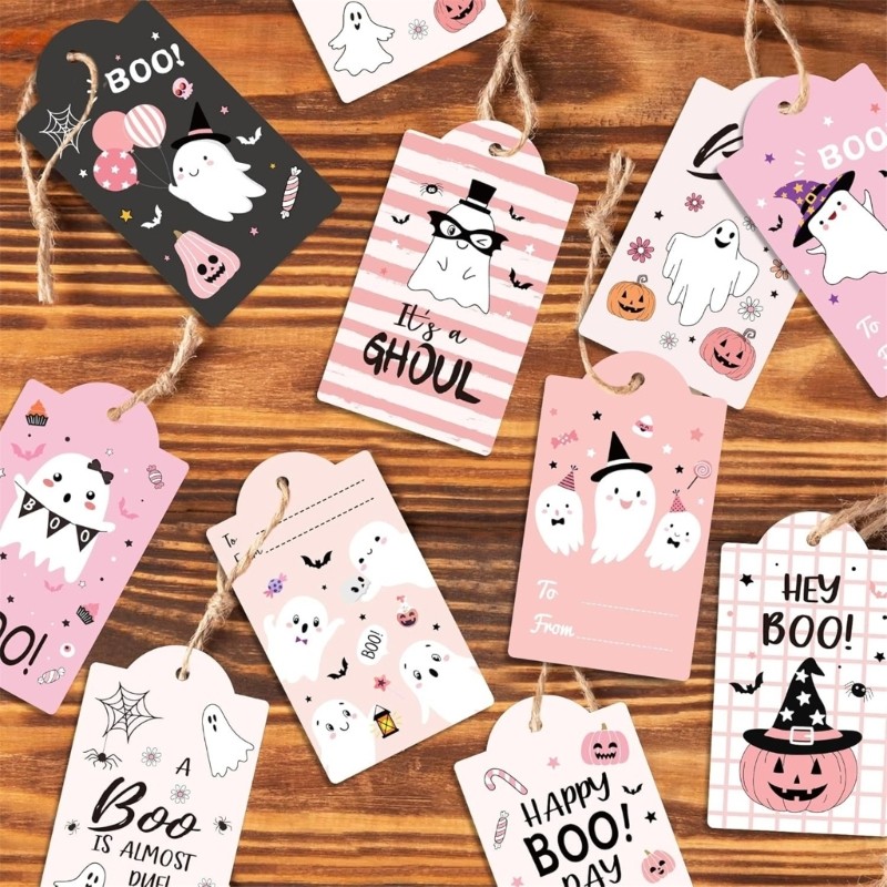 SHI Chống Thấm Nước Halloweens Trang Trí Tiệc Bộ 50 Tông Treo Trang Trí Có Họa Tiết Nổi