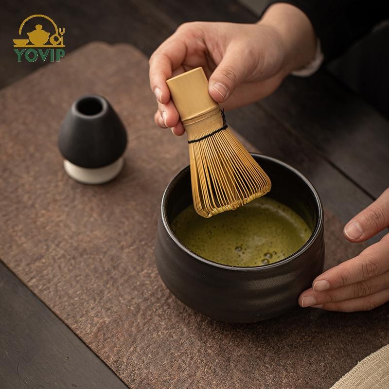 YOVIP 1 Cái Lễ Nhật Bản Tre Matcha Cà Phê Thực Tế Beater Trà Xanh Bàn Chải Chase Dụng Cụ Bàn Chải Trà Phụ Kiện VN