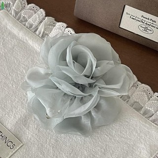 Kẹp Tóc Hai Mặt Hoa Lớn từ Vải Hoa - Quà Tặng Sinh Nhật Charming