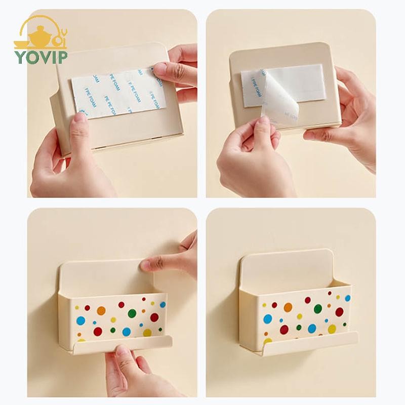 YOVIP Dopamine Treo Tường Điều Khiển Từ Xa Hộp Bảo Quản Điều Hòa Tivi Điều Khiển Từ Xa Đấm Miễn Phí Tổ Chức Điện Thoại Di Động Cắm Giá Đỡ VN