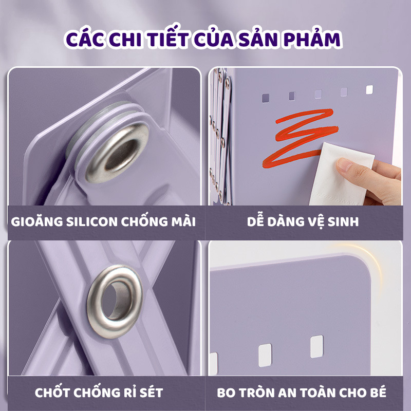 [NÂNG CẤP] Kệ Sách Để Bàn Gấp Gọn 3 Ngăn Bằng Thép Dày Chịu Lực Tốt Chắc Chắn Kèm Ống Cắm Bút
