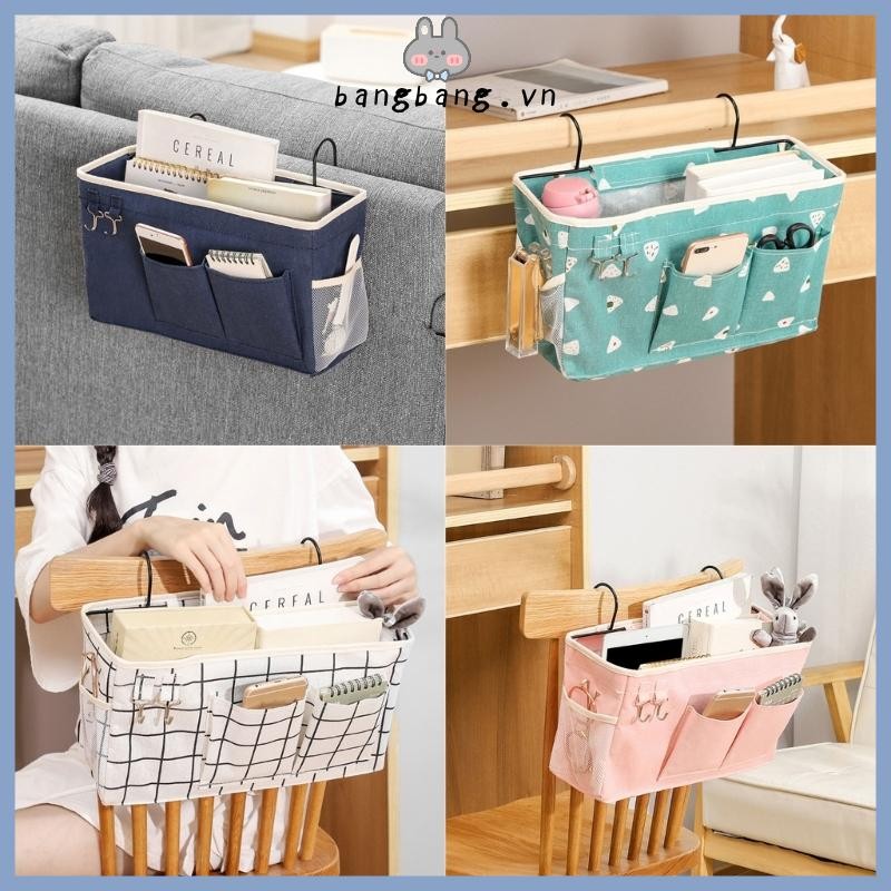 Bằng Tiện Lợi Ký Túc Xá Phòng Giường Đường Sắt Treo Tổ Chức Túi Bảo Quản Đầu Giường Cho Sách Tạp Chí Giá Đỡ Điều Khiển Từ Xa