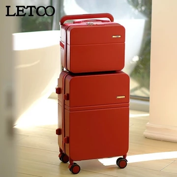 Valy kéo Vali mẹ con vali túi trang điểm nữ vali kéo vali du lịch 20 inch vali da hộp mật mã.Bánh xe xoay 360 độ êm ru