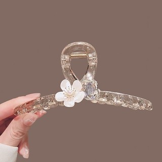 Kẹp tóc cá mập acrylic đầu lớn, phong cách mới, cao cấp dành cho tóc đuôi ngựa