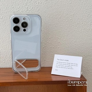 ibumpers Ốp Lưng iPhone Hộp Đựng Gương Trang Điểm Gấp Đơn Giản Cho Iphone 11 12 13 14 15 16 Pro Max