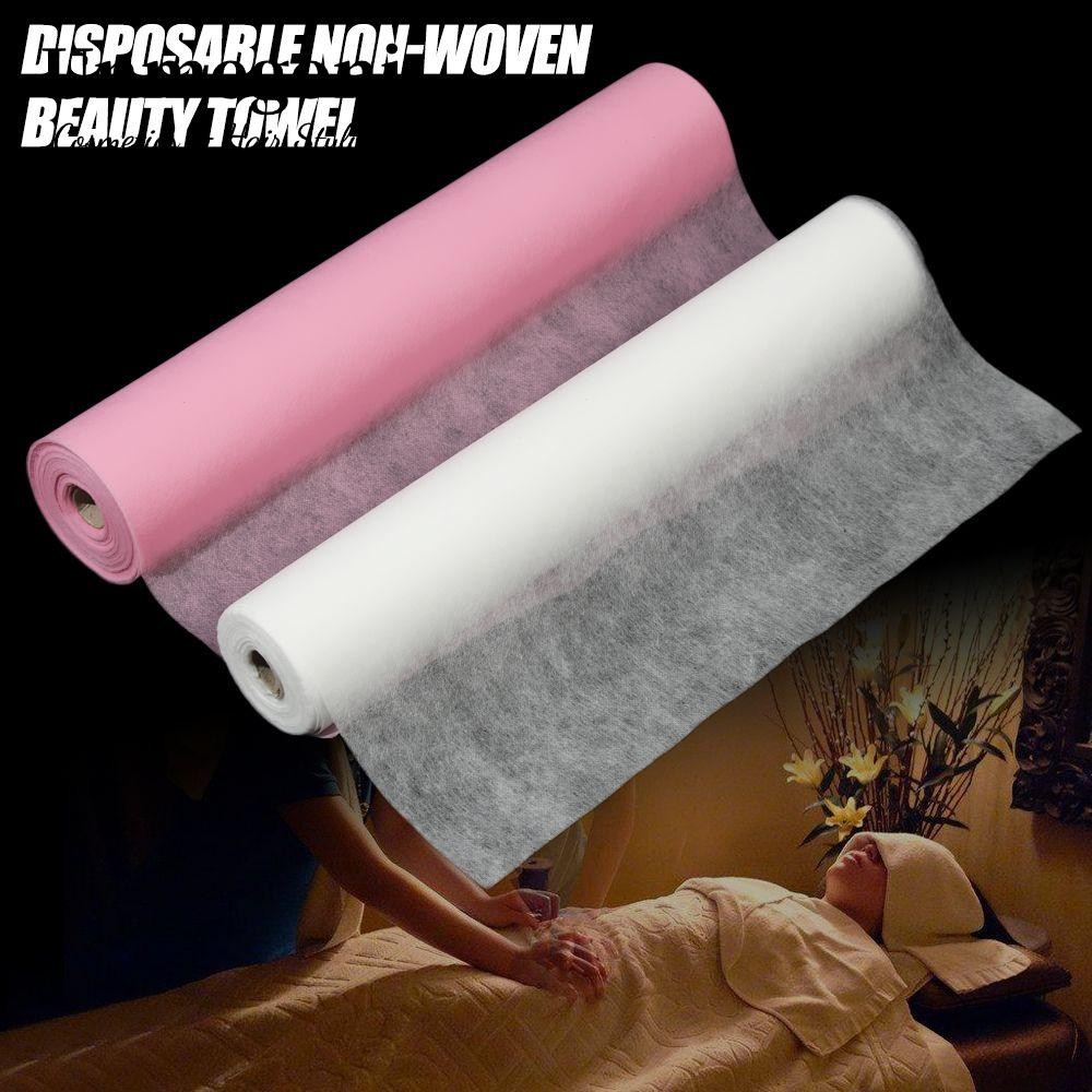 UNMEGONI 50 Cái / cuộn Khăn Trải Giường Dùng Một Lần Massage Làm Đẹp Salon Vỏ Bàn