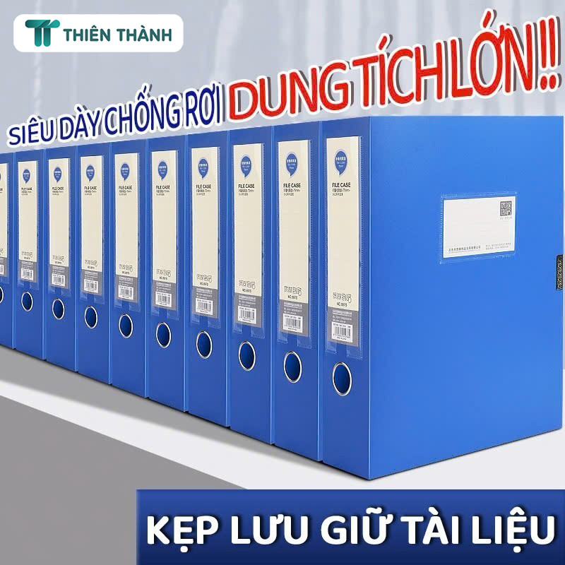 Hộp Đựng Tài Liệu File Hồ Sơ A4 - Bìa Hộp Nhựa Chống Thấm Nước, Lưu Trữ Sách, Giấy Tờ Văn Phòng