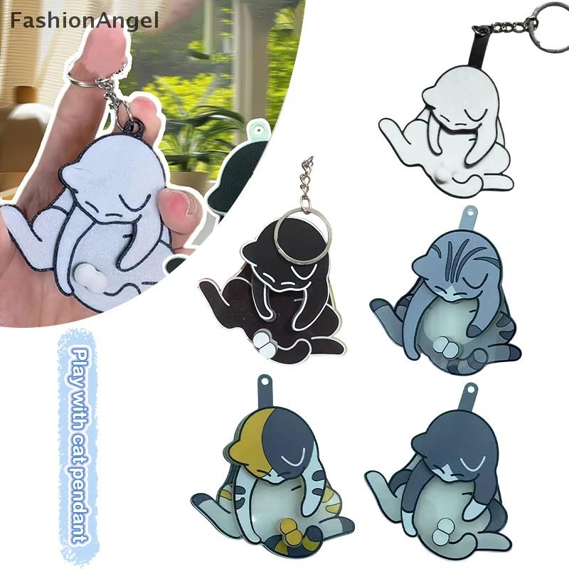 FashionAngel Sáng Tạo Kéo Chơi Trứng Móc Khóa Mặt Dây Chuyền Dễ Thương Và Ngộ nghĩnh Xoay Túi Acrylic Mặt Dây Chuyền Dành Cho Nữ Móc Khóa Ví Túi Phụ Kiện VN