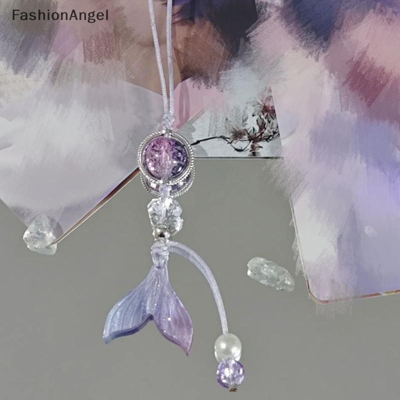 FashionAngel Trò Chơi Tình Yêu Và Không Gian Sâu Rafayel Cosplay Cặp Đôi Dây Xích Điện Thoại Đuôi Cá Mặt Dây Chuyền Móc Khóa Túi Trang Sức Chống Đỡ Phụ Kiện Quà Tặng VN
