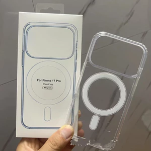Ốp Điện Thoại I16 Vỏ Bảo Vệ iPhone 17 Pro max Ốp Điện Thoại Trong Suốt 15 Pro Chống Sốc 17pm Pha Lê Trong Suốt 14Promax Lỗ Lớn Vỏ Điện Thoại iPhone