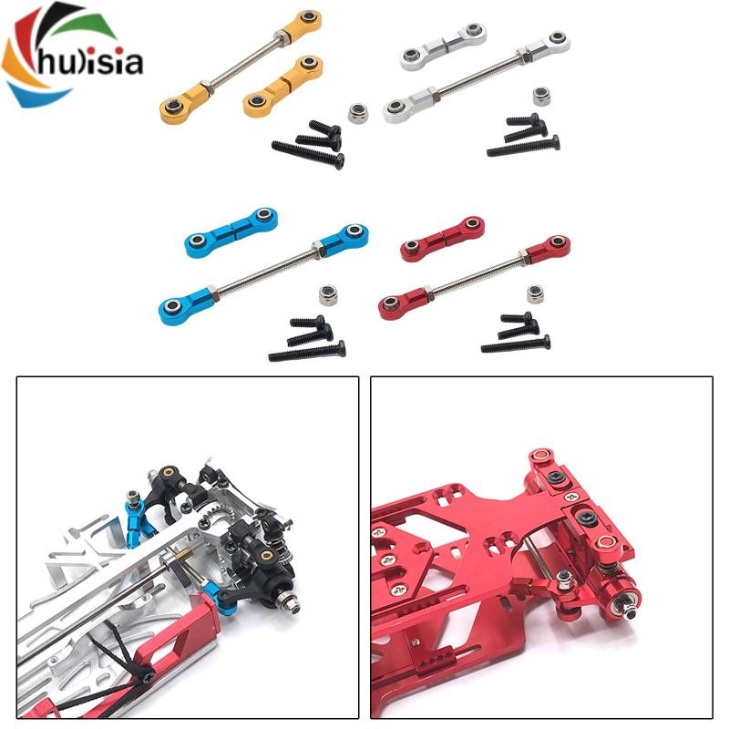 chulisia Thanh có thể điều chỉnh Turnbuckle RC Xe mô hình dự phòng Thanh kết thúc Phụ kiện hấp thụ Servo cho K989 284131
