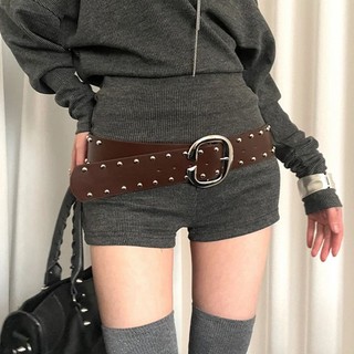 Thắt Lưng rộng punk hạng nặng cho nữ - Phù hợp với quần jeans và áo khoác