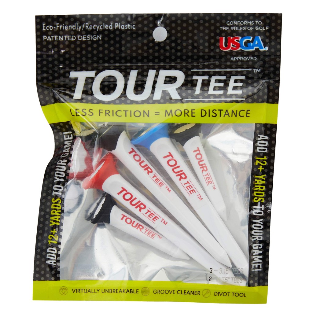 Tee Golf Tour Tee COMBO Mix – Low Spin Tăng Khoảng Cách – Polycarbonate Bền
