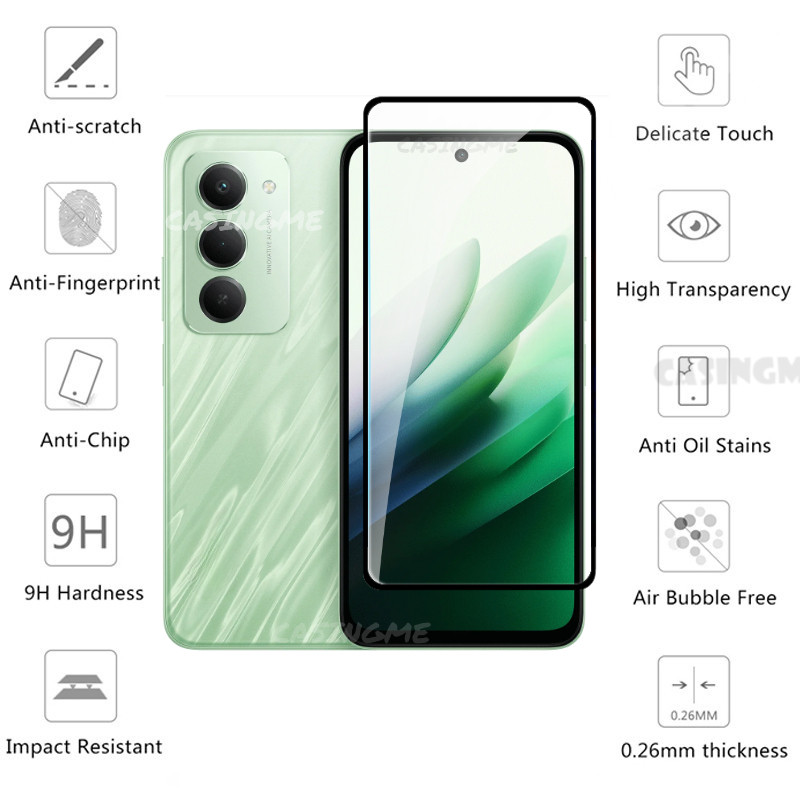 Dành Cho Redmi 15 5G 2025 Bảo Vệ Màn Hình Trong Suốt Full Cover Phim Cho Redmi 15 Redmi15 15 15c 15Redmi 4G 5G 2025 Kính Cường Lực Ống Kính Máy Ảnh