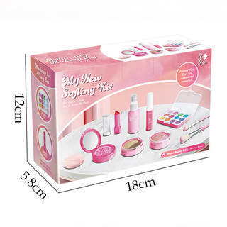 【BabyJoy】Bộ Đồ Chơi Mô Phỏng Trang Điểm,Set Make Up Giả Không Màu,An Toàn Tuyệt Đối,Thúc Đẩy Sáng Tạo Cho Bé