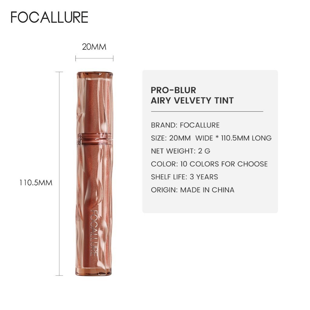 Son Kem Nhung Lì FOCALLURE L15 Dưỡng Ẩm Lâu Trôi 2g