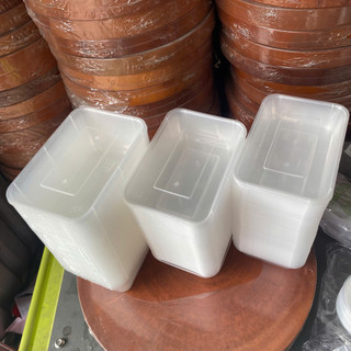 100 Hộp Chữ Nhật 500ml,600ml,750ml,1000ml Hân Thịnh Đựng Chân Gà, Rau Câu, Dùng 1 lần - Trường An VN