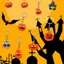 5 Chiếc Đồng Hồ Móc Khóa Hoạt Hình Chìa Khóa Trẻ Em Ba Lô Mặt Dây Chuyền Halloween Phụ Kiện Quà Tặng