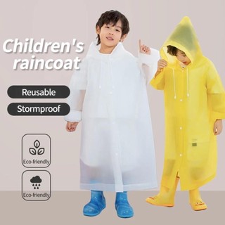 Áo mưa trẻ em RISEDOT, Áo mưa toàn thân EVA, Áo mưa một mảnh làm dày tiện lợi chống nước sáng tạo ngoài trời