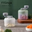 YYlingx Máy xay tỏi không dây, Máy xay thực phẩm chuyển số ba bánh bằng tay, Bộ đồ ăn di động 100ml 250ml Máy đục tỏi cho dụng cụ nhà bếp