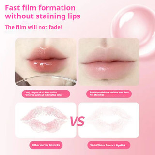 Son môi mờ nước VEECCI dưỡng ẩm, son dưỡng môi bóng nước, gương bóng môi