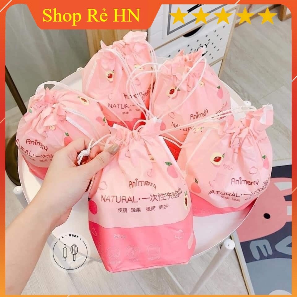(Giá Sỉ) Khăn lau mặt dùng 1 lần Animerry chính hãng khăn lau mặt 40 miếng - Siêu mềm mịn
