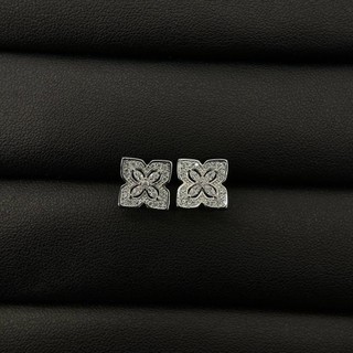 Bông tai dáng nụ hoa vuông size 10.5mm