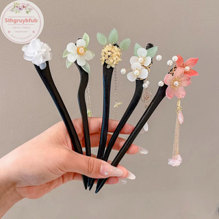 Sthb Cổ Điển Phong Cách Trung Hoa Kẹp Tóc Cho Nữ Hoa Handmade Kẹp Tóc Vintage Trang Sức Phụ Kiện Tóc Đồ Trang Trí VN