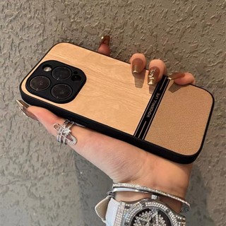 Ốp lưng chống sốc bằng da gỗ nhẹ màu nâu mới 16 Pro MAX cho iPhone 16 15 14 13 12 11 Pro MAX 14 / 15 Plus iPhone XS MAX XR 7 8 Plus 13 / 12MiNi cao cấp chống rơi