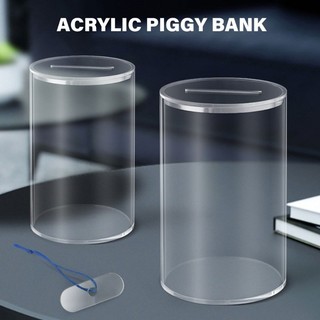 MIS Hiện Đại Acrylic Hộp Tiền Gửi Rõ Ràng Heo Đất Ngân Hàng Trang Trí Thân Thiện Với Người Dùng Ngân Hàng Tiền Xu Khuyến khích Tiết Kiệm Thói Quen Trong Everyon