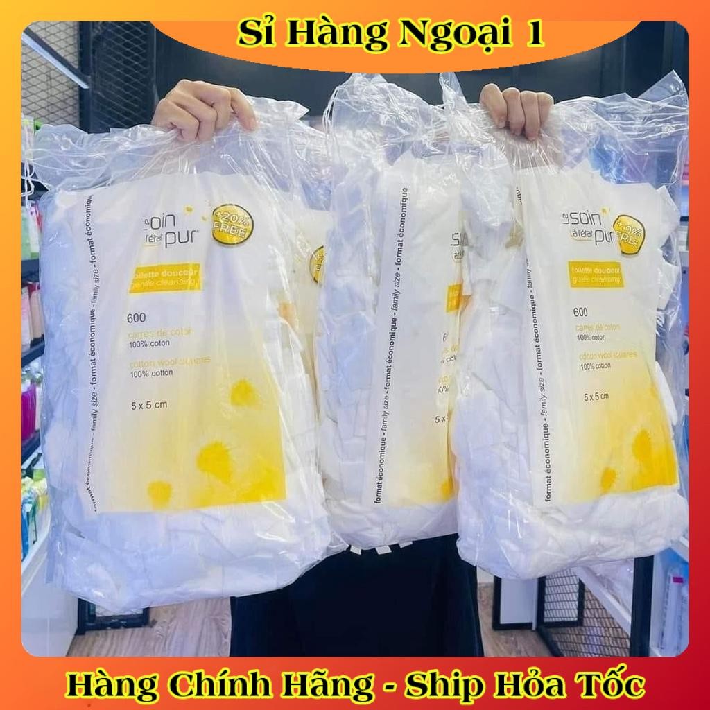 Bông Tẩy Trang Pháp 600 Miếng Tetra Medical Le Soin à l'état Pur - Mẫu mới nhất