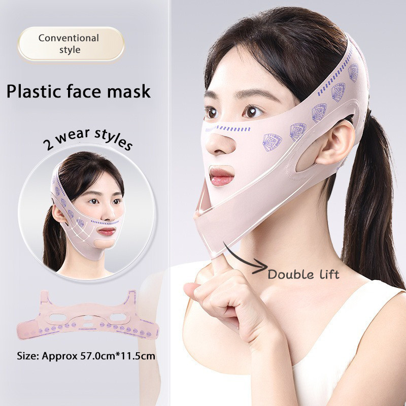 SEVICH V Facial 3D Đai giảm béo nâng cơ mặt khi ngủ Chăm sóc da có thể tái sử dụng Dây đeo săn chắc cằm nâng cơ [Phiên bản nâng cấp nâng cấp]