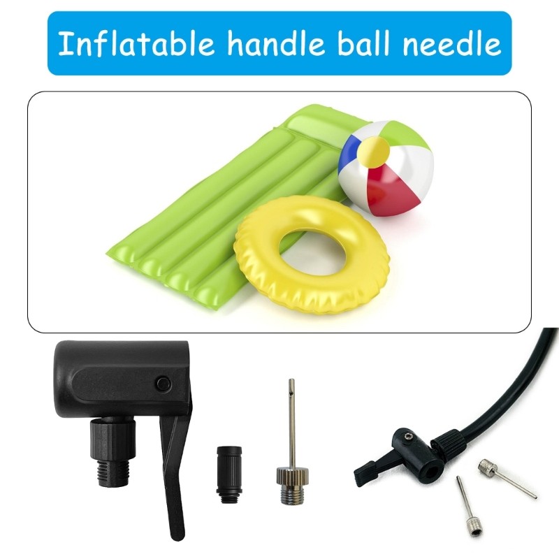 Mon Xe Đạp Van Khí Adapter Bơm Hơi Kim Vòi Phun Xe Đạp Van Khí Adapter Bơm Phụ Kiện Cho Bóng Đá Xe Đạp