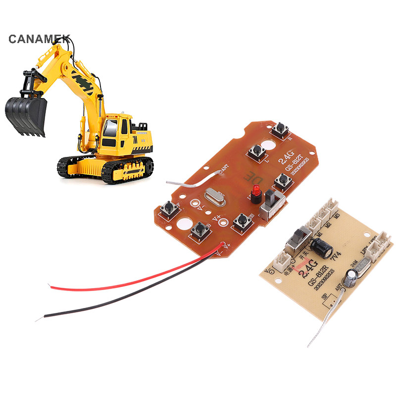 Canamek 1 Bộ Dành Cho Xe RC Điều Khiển Từ Xa Đồ Chơi Phần 6CH 2.4G Điều Khiển Từ Xa Chất Lượng Cao 27 MHz Mạch Bộ Phát PCB Bảng Thu CSF