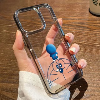 Đơn giản Ý tưởng mới Vỏ điện thoại Doremon cho iPhone 16 / 15 / 14 / 13 / 12 / 11 / Pro Max Vỏ điện thoại di động thương hiệu Samsung S24 / 23 / 22 Ốp cứng bảo vệ chống sốc trong suốt chống rơi